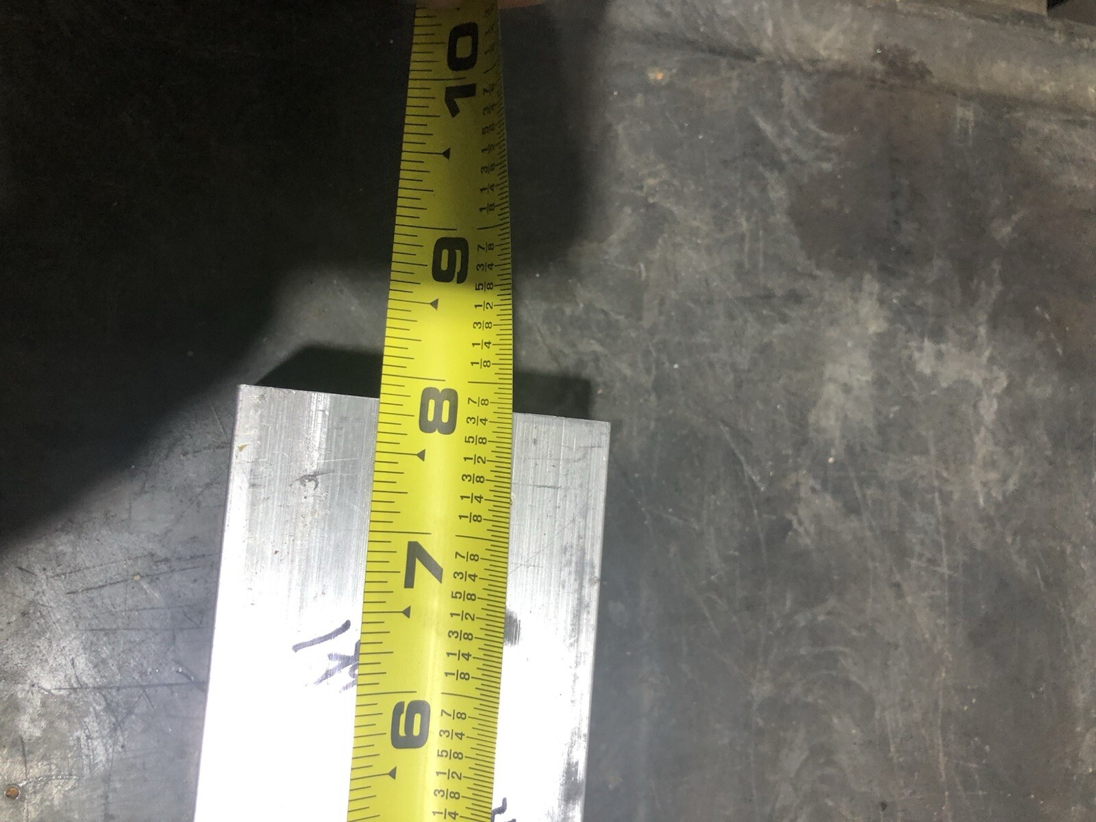 1-3/4” x 2-1/2” ALUM. 6061 FLAT BAR SOLID 7-3/4” Long Bar Stock Left Over Stock