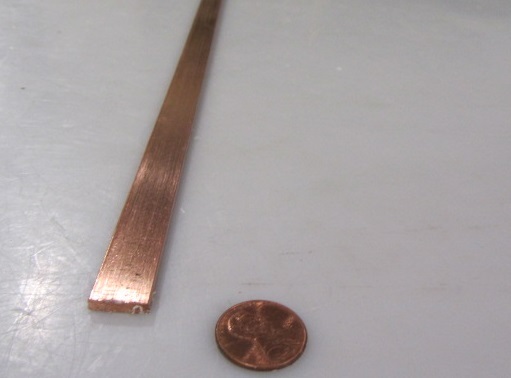 110 Copper Bar H02, 1/8″ Thick x 1/2″ Wide x 48 Inch Length