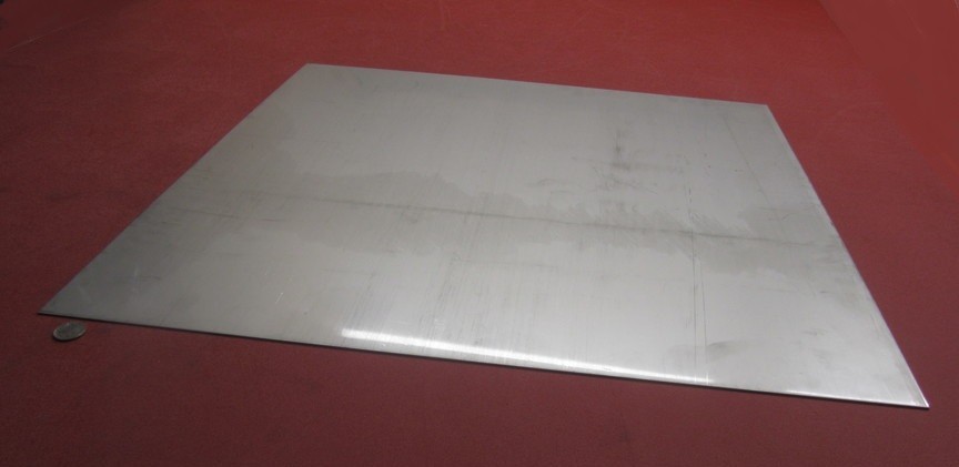 321 Weldable Stainless Steel Sheet, .062″ Thick x 24″ Wide x 24″ Length, 1 Unit
