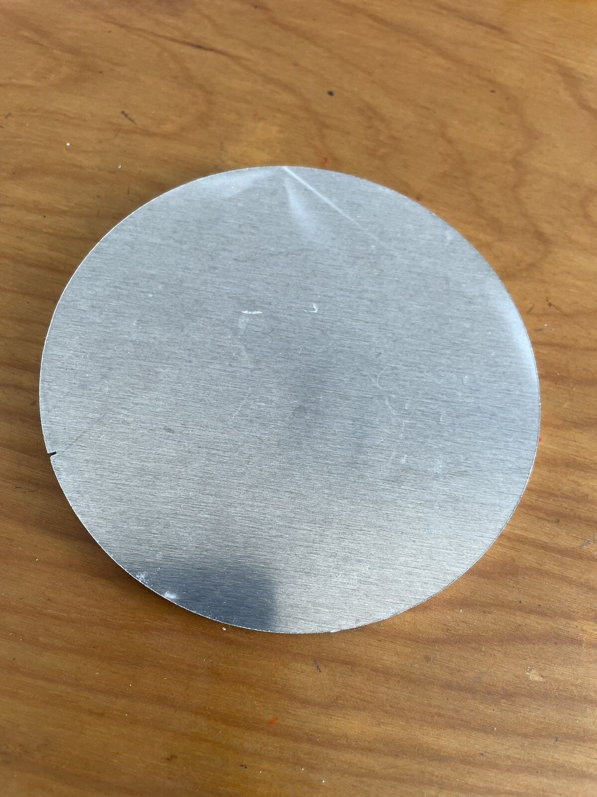 FREE SHIPPING!! 3/16” 5052 Aluminum Sheet/Plate Circle w/lead 4.5” Dia. (4.47”)