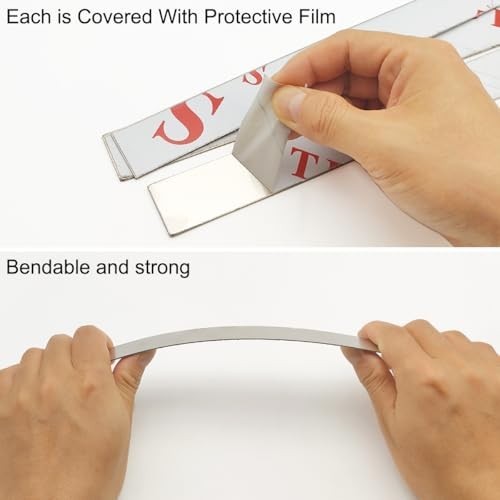 10 Pcs Sheet Metal Strips,12” Length,1” Width 0.02” Thickness Thin Flat Metal