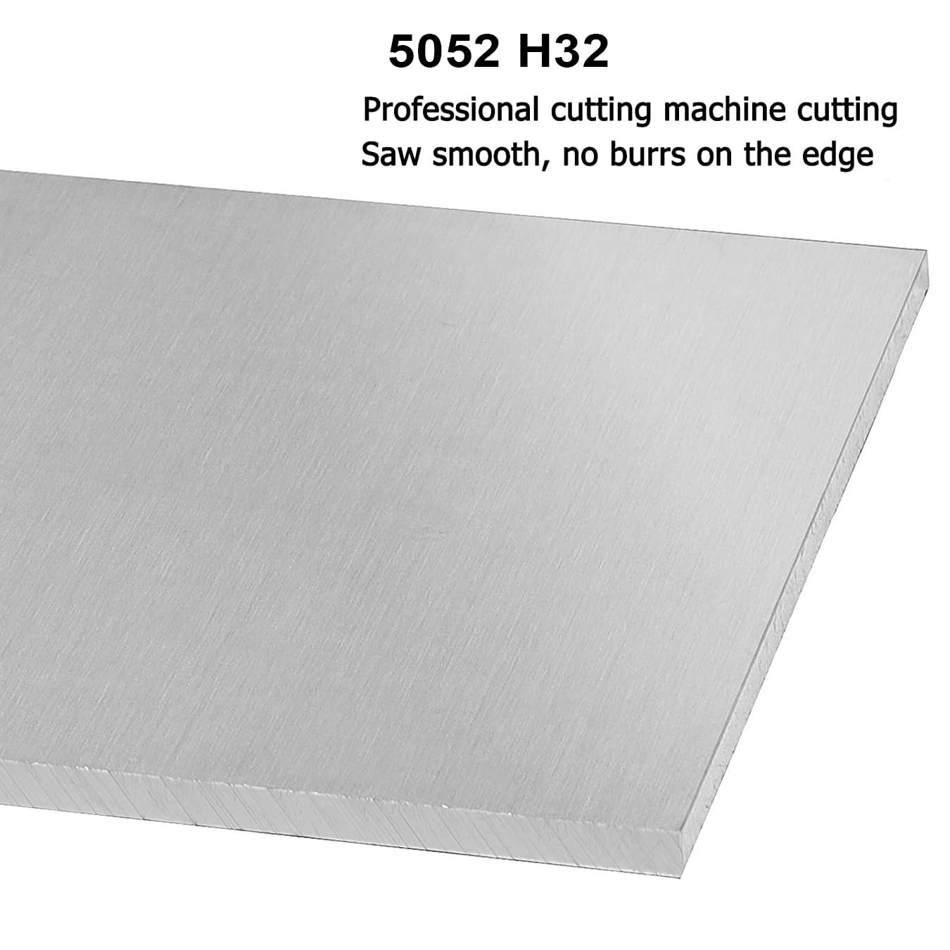2 Pack 5052 H32 Aluminum Sheet Metal 8” x 4”x 1/16”(0.06″) Flat Plain Thin Al…