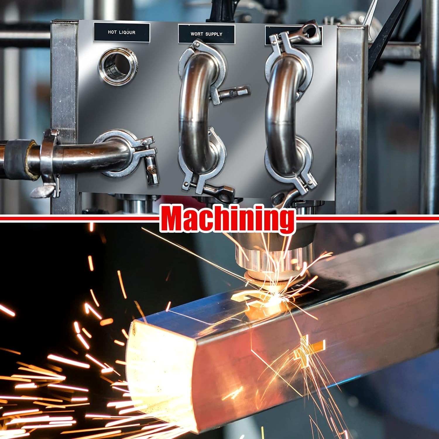 Versatile 304 Stainless Steel Craft Sheets – 4 Pcs Non-Magnetic Metal 12×6 Inch