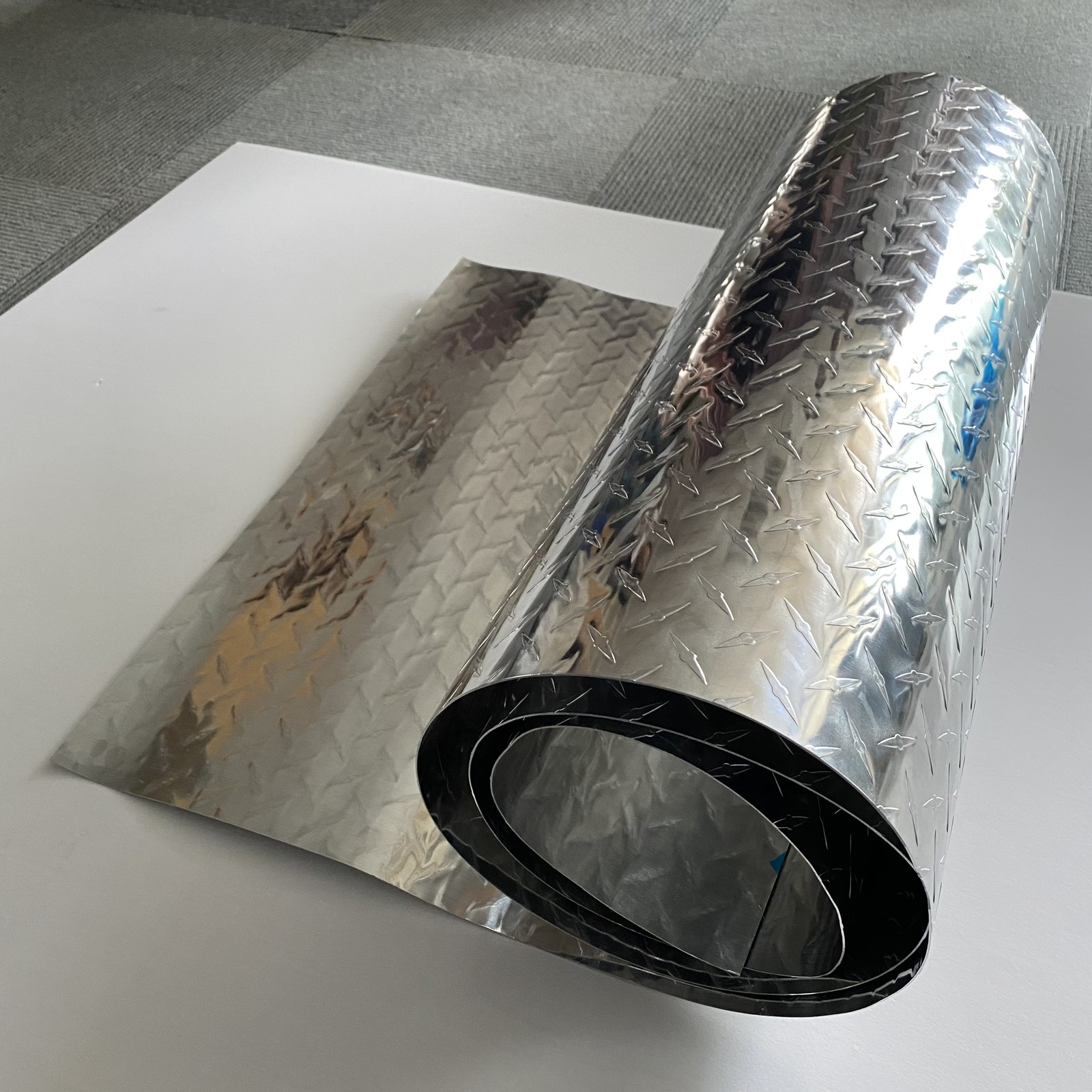 4′ x 8′ Aluminum Diamond Plate Sheet 0.04in Thick Polished – Trailer, RV Garages