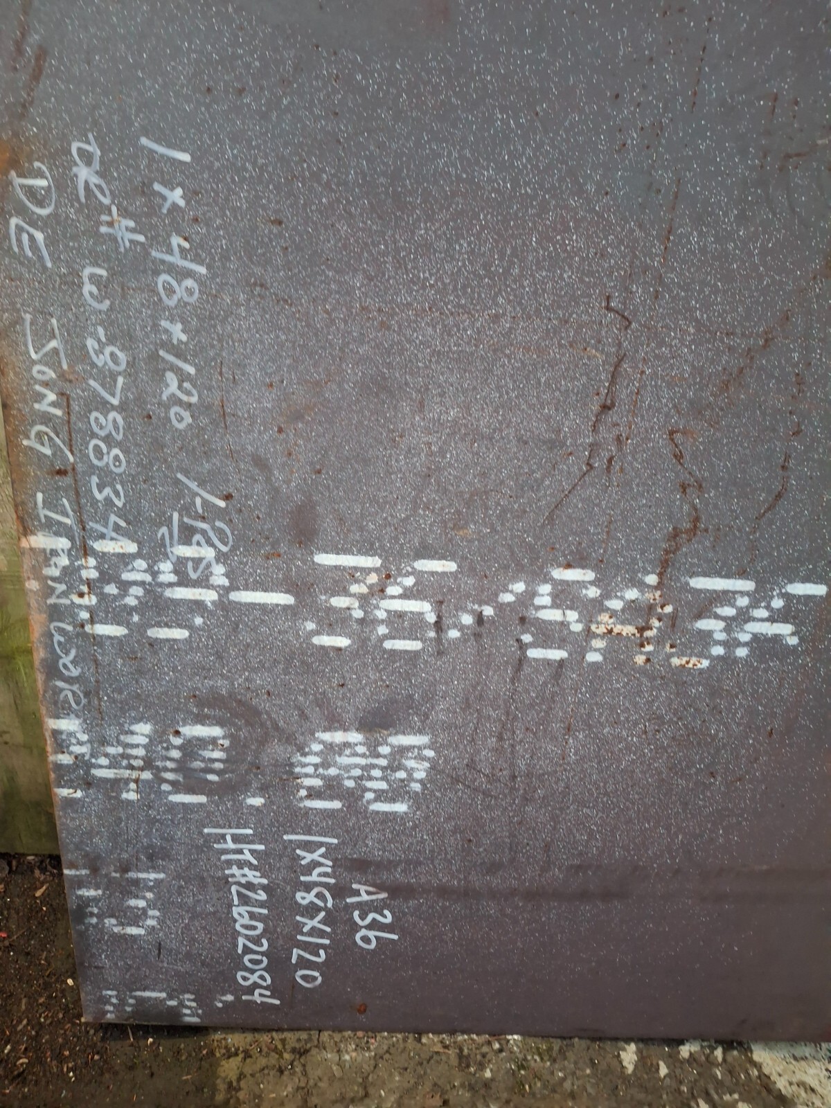 A36 Mill Finish Alloy Steel Plate 1″ Thick x 29-1/8″ Width x 60.5″ Length