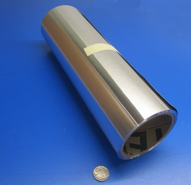 1100 Aluminum Foil (O) .003″ Thick x 12″ Wide x 50 Feet Long Roll