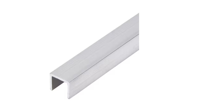 1/2 In. Wide (Inside) X 8 Ft. Aluminum Trim Channel