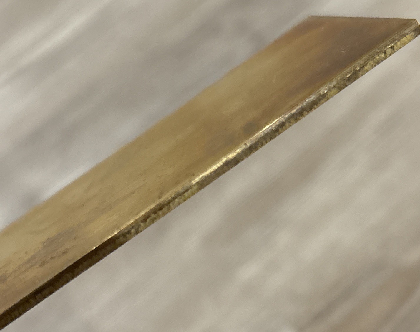 K&S Brass Thick Metal Strip 12 L x 2 W in. Precision Metals