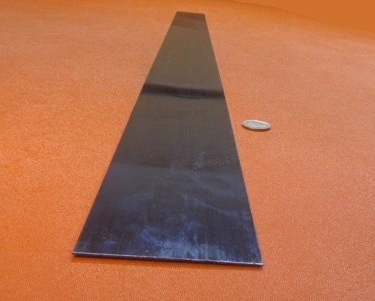 1095 Hard Blue Tempered Spring Steel Shim .032″ Thick x 3.00″ Wide x 48″ Long