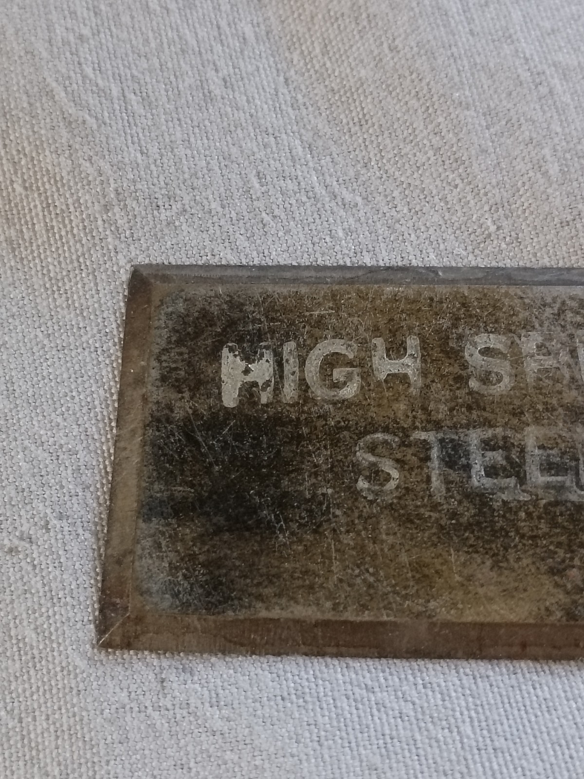 Small Piece Of Vintage High Speed Steel.