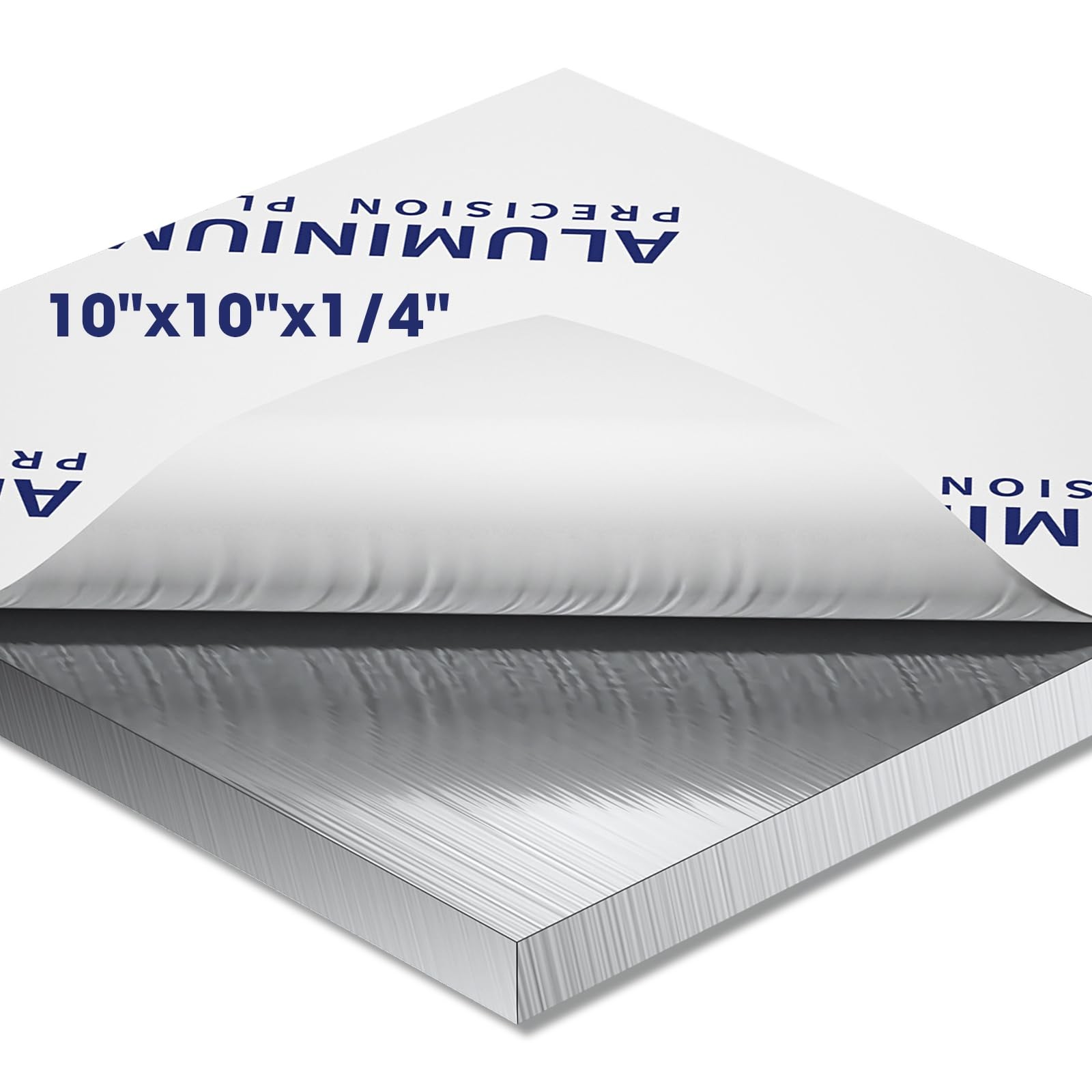 1/4 Inch Thick Aluminum Sheet Plate 10×10 Inch Heavy Duty 6061 Flat Solid