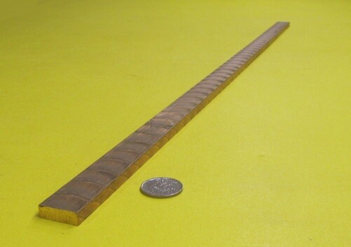 954 Bronze Oversize Flat Bar 1/4″ Thick x 1.0″ Wide x 36.0″ Length