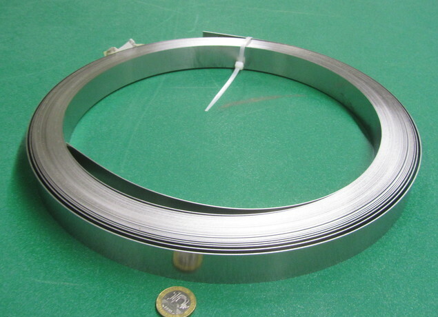 301 Stainless Steel Sheet Shim, .012″ (+/-.0010″) x 1.0″ x 100 Foot Length