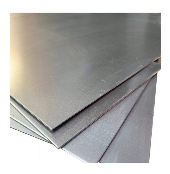 Smooth Steel Metal Plate 10x10cm (100x100mm) Thickness: 0,8mm