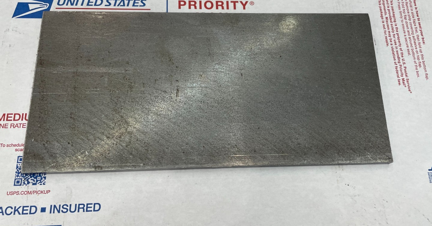 3/8 x 5-3/4 x 12 inch steel plate 5-3/4” x 12” A36 Hot Roll Flat .375″ Thick