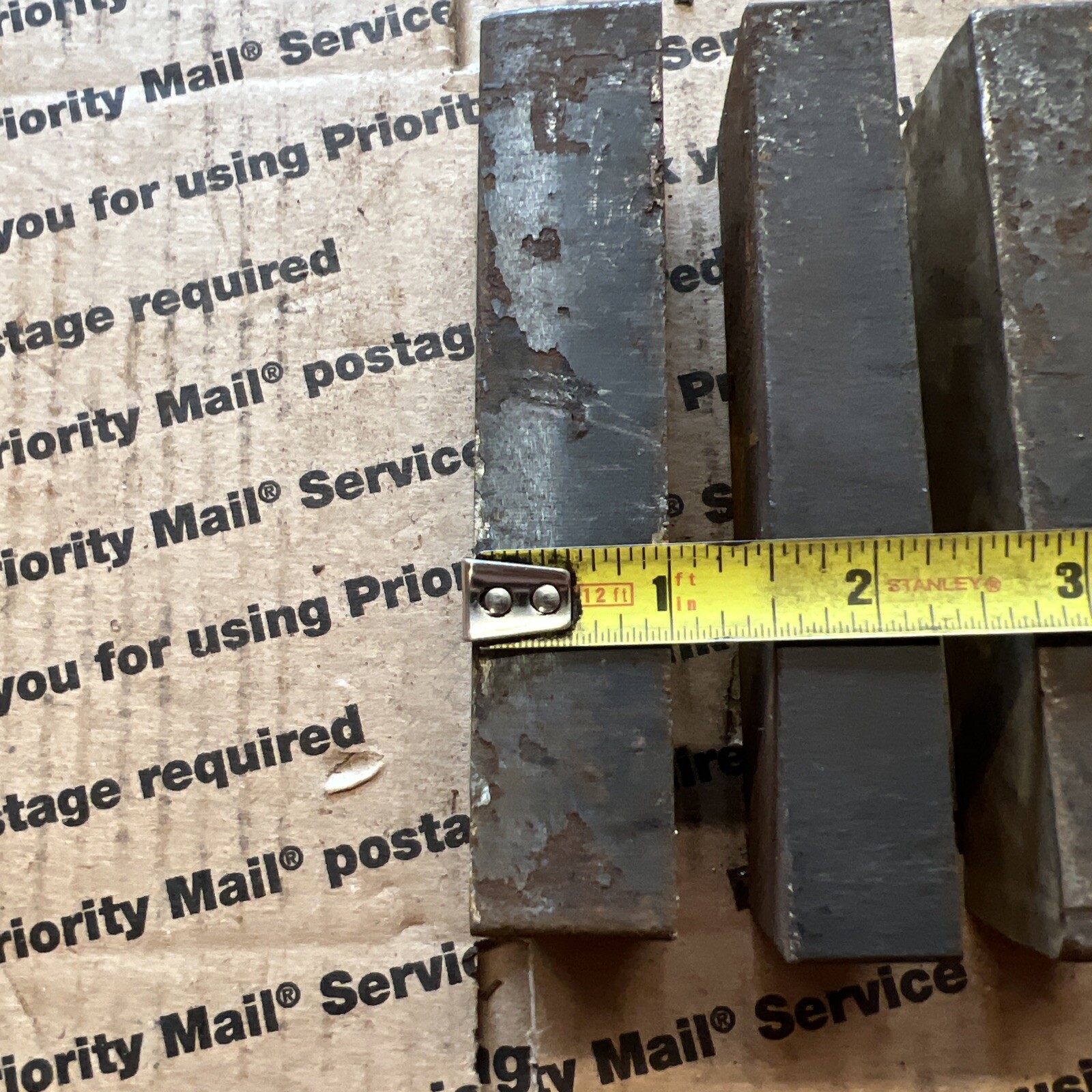 1 1/2 X 5 THICK Flat Steel Bars Blacksmithing Billets Spacers Shims Blocks #2