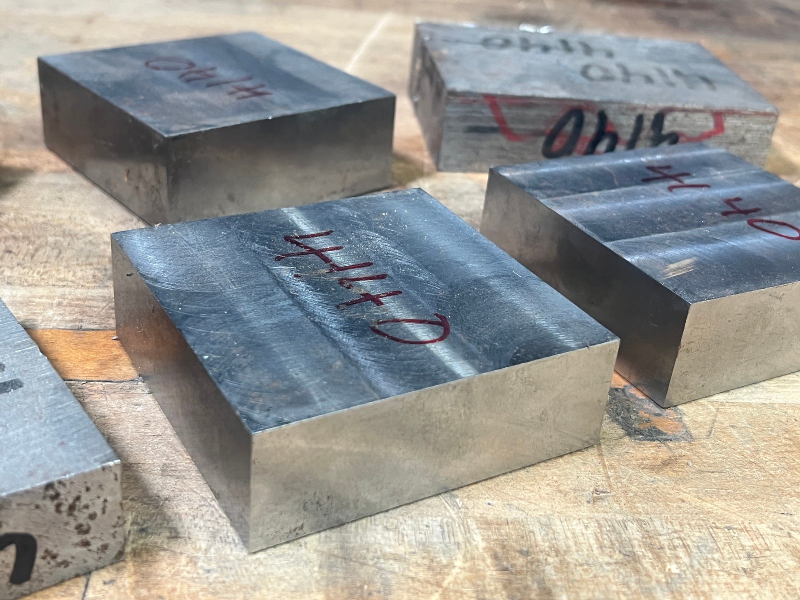 4140 Tool steel flat bar stock knife making lot 27.2 lbs machine shop cutoffs