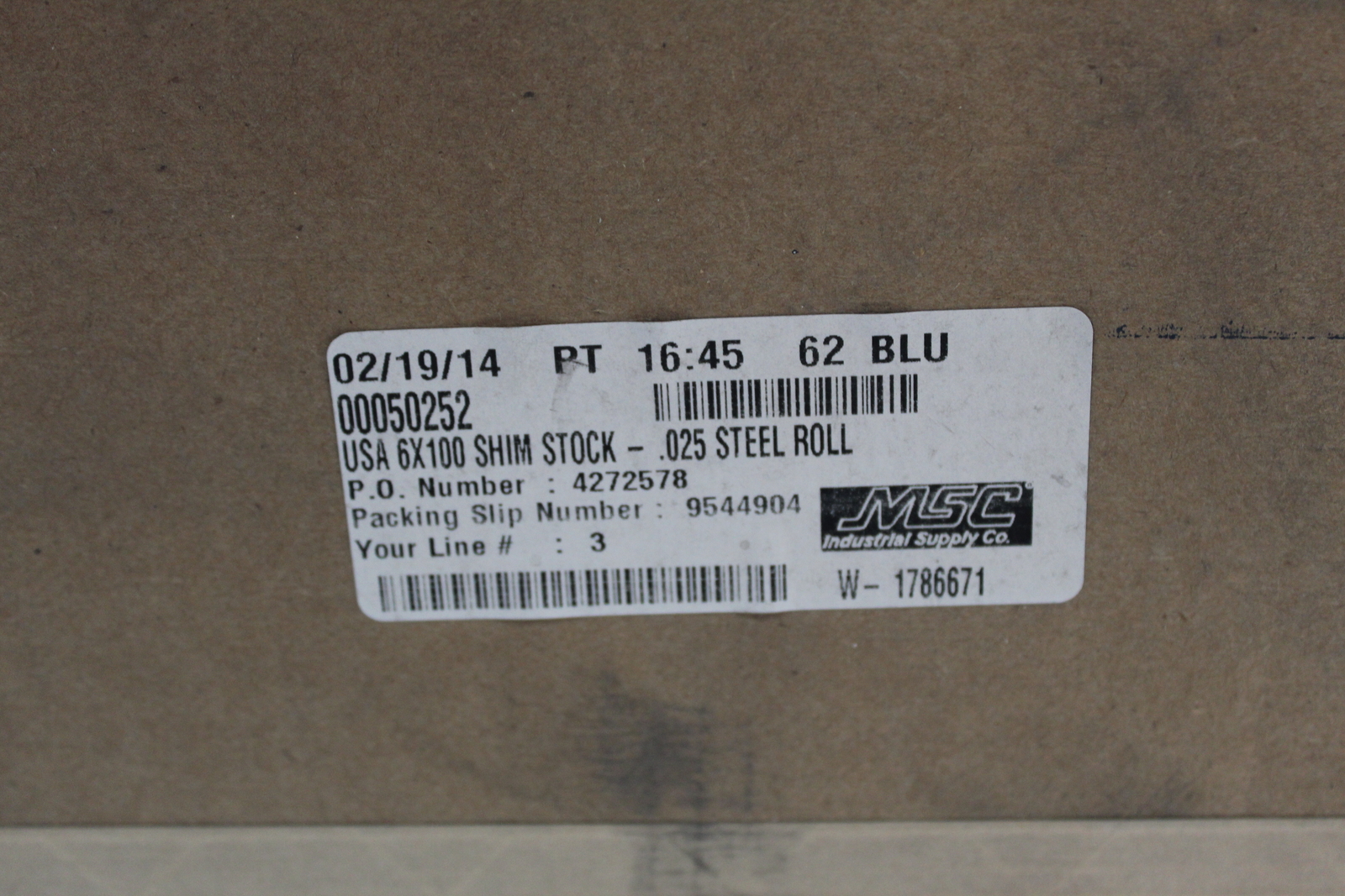 PRECISION 16630 16A25 6X100″ STEEL SHIM NSMP