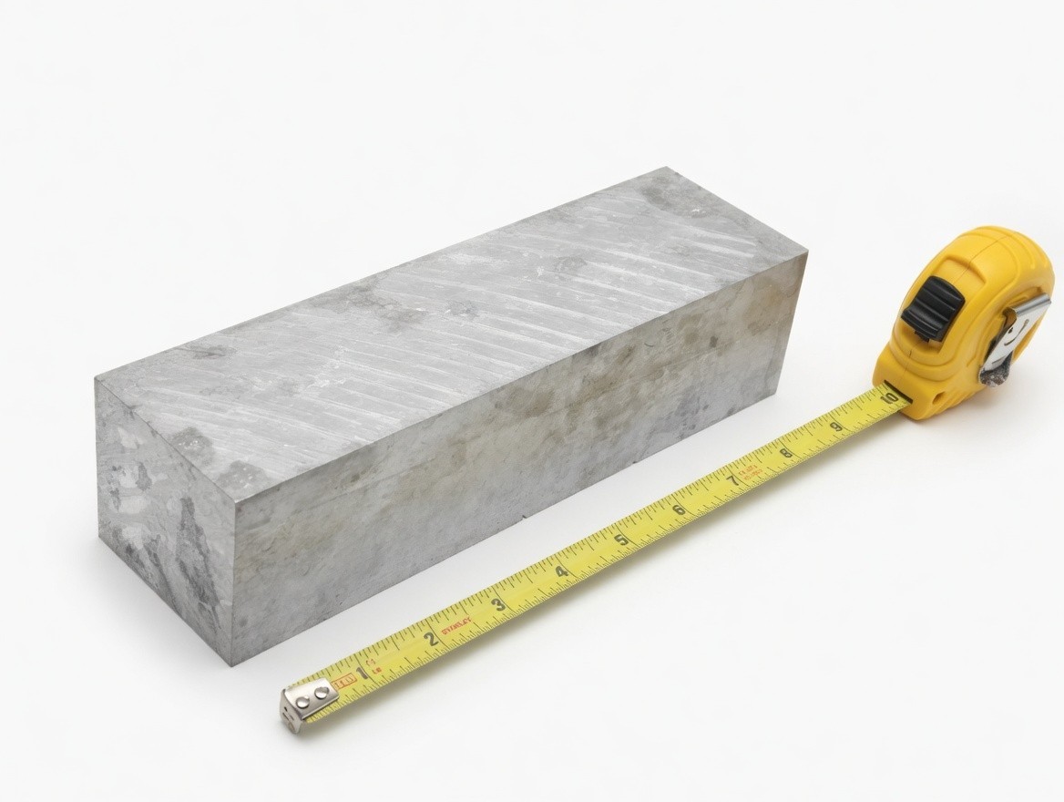 7075 T6 Aluminum 2-5/8″ thick x 2-1/4″ wide x 9″ long High Quality billet