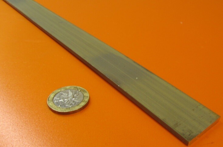 385 Brass Flat Bar 1/8″ Thick x 1.0″ Wide x 4 Foot Length