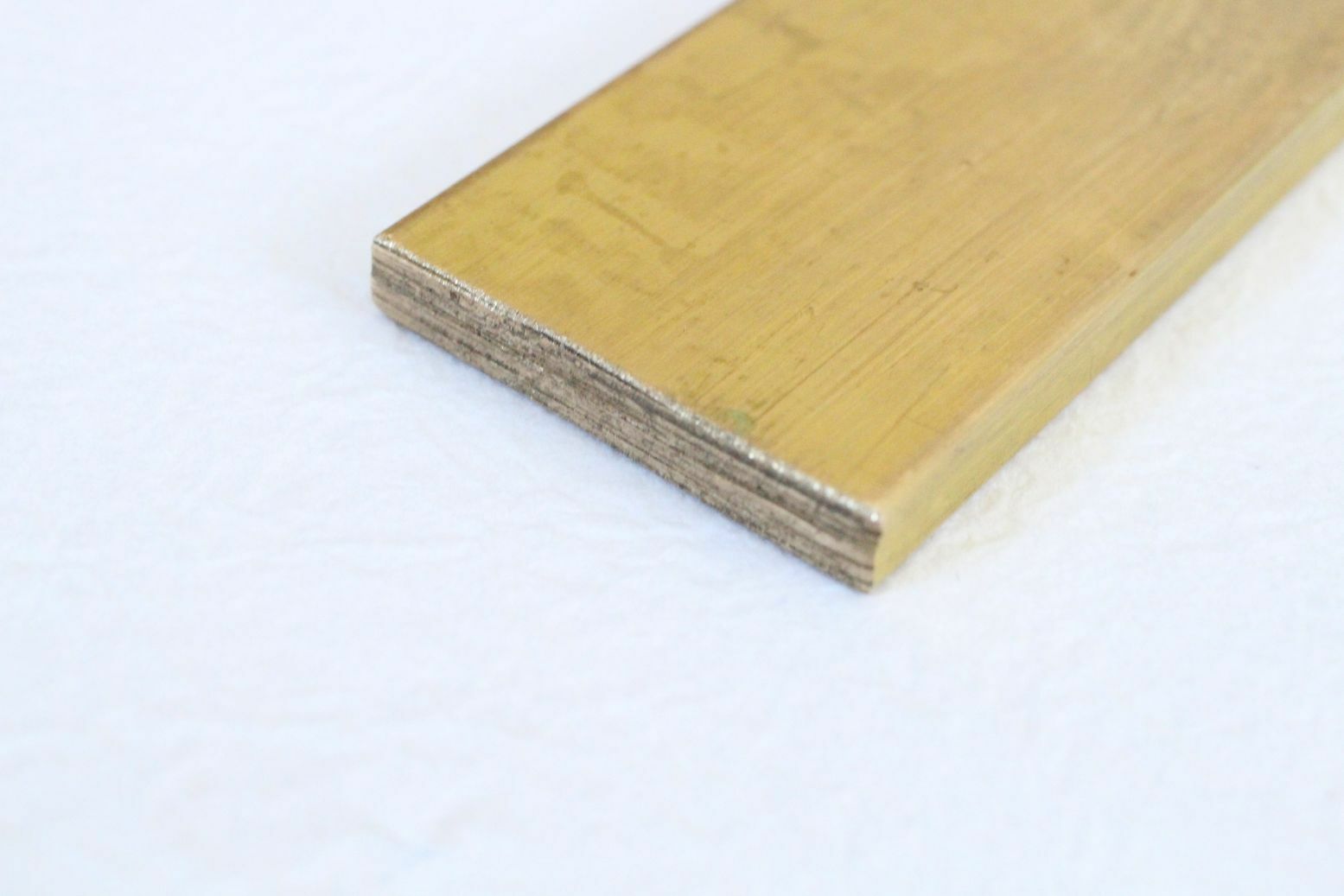 1/4″ x 2″ C360 BRASS FLAT BAR 12″ long Solid .25″ Plate Mill Stock DIY KNIFE