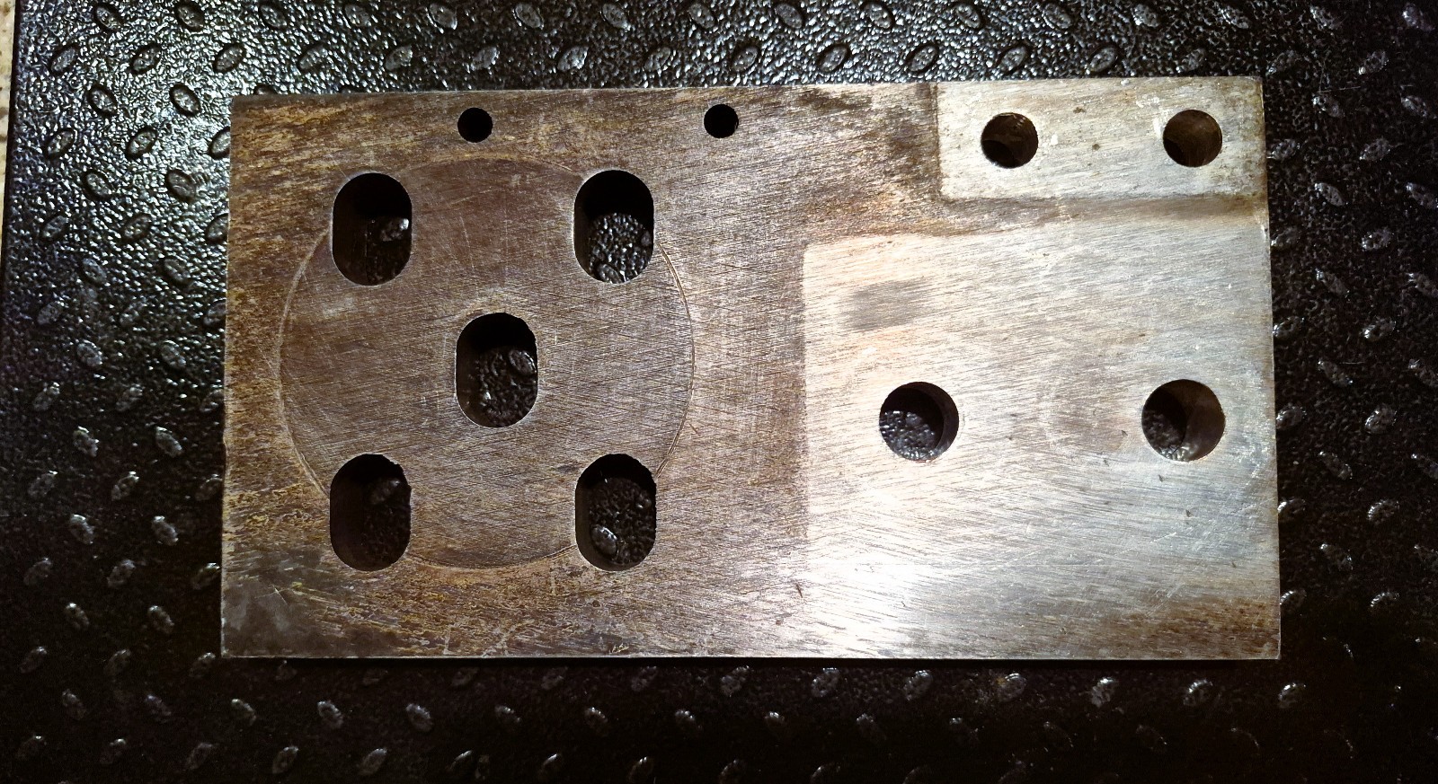 Scrap Copper Bar 7″x4″x.5″ from High Voltage transfer switch 5 lb bullion