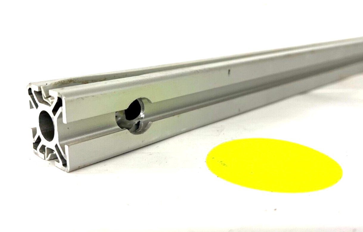 80/20 T-SLOT ALUMINUM EXTRUSION LENGTH 28-3/4″ WIDTH 1-1/8″ SLIVER LOT OF 6