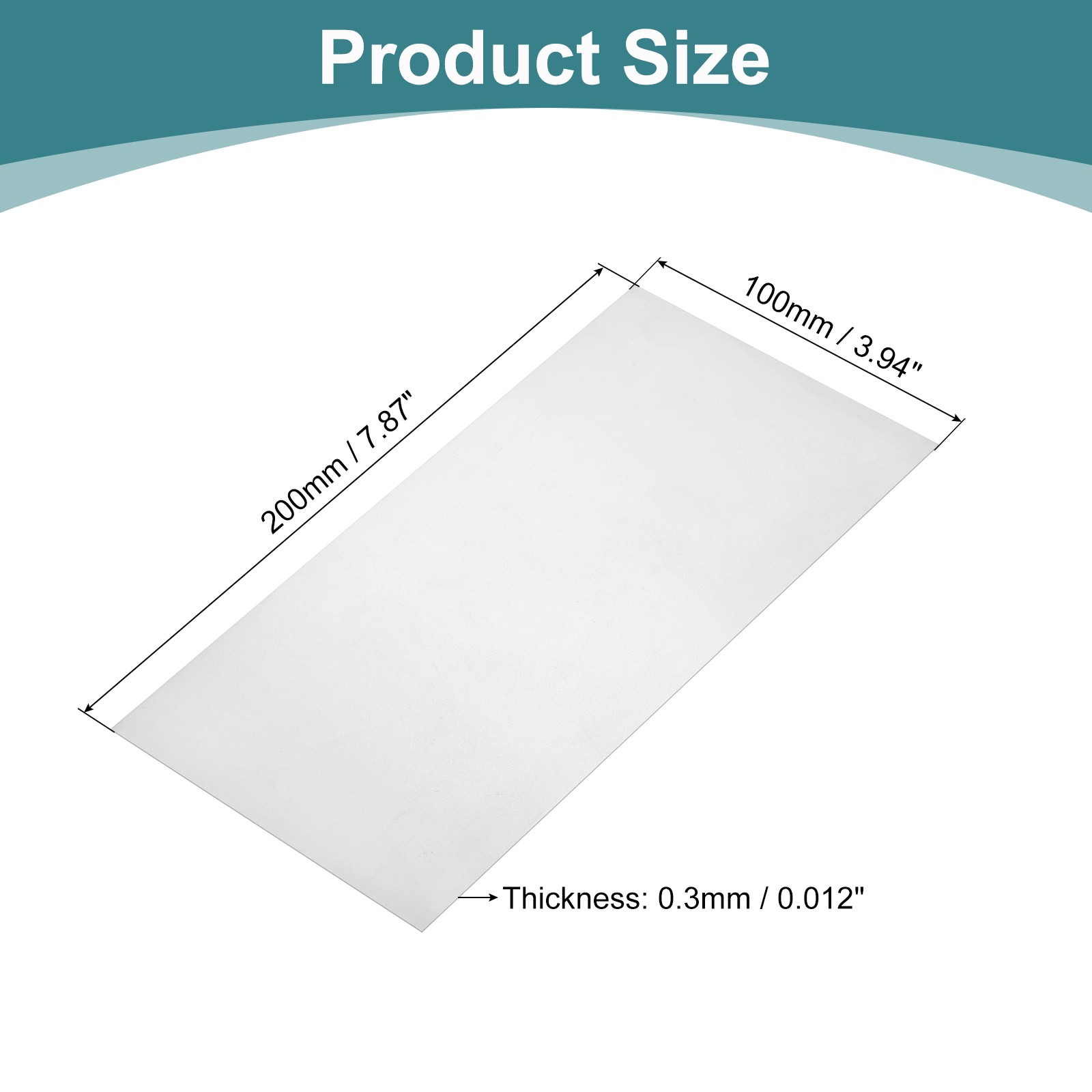 1 Pcs Pure Nickel Sheet, 99.6% Nickel Plate, 0.012″x3.94″x7.9″(0.3x100x200mm)