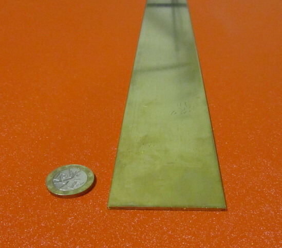 260 Brass Flat Bar .063″ Thick x 2.0″ Wide x 36″ Length
