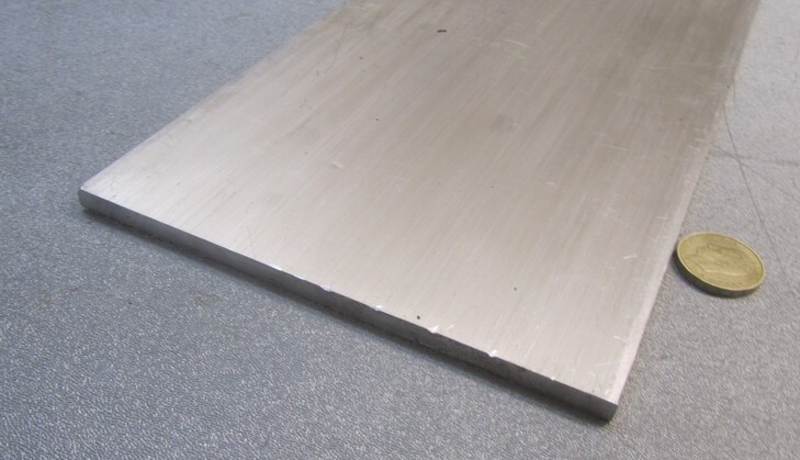 6061 Aluminum Bar T6511, .250″ (1/4″) Thick x 6.0″ Width x 60″ Length