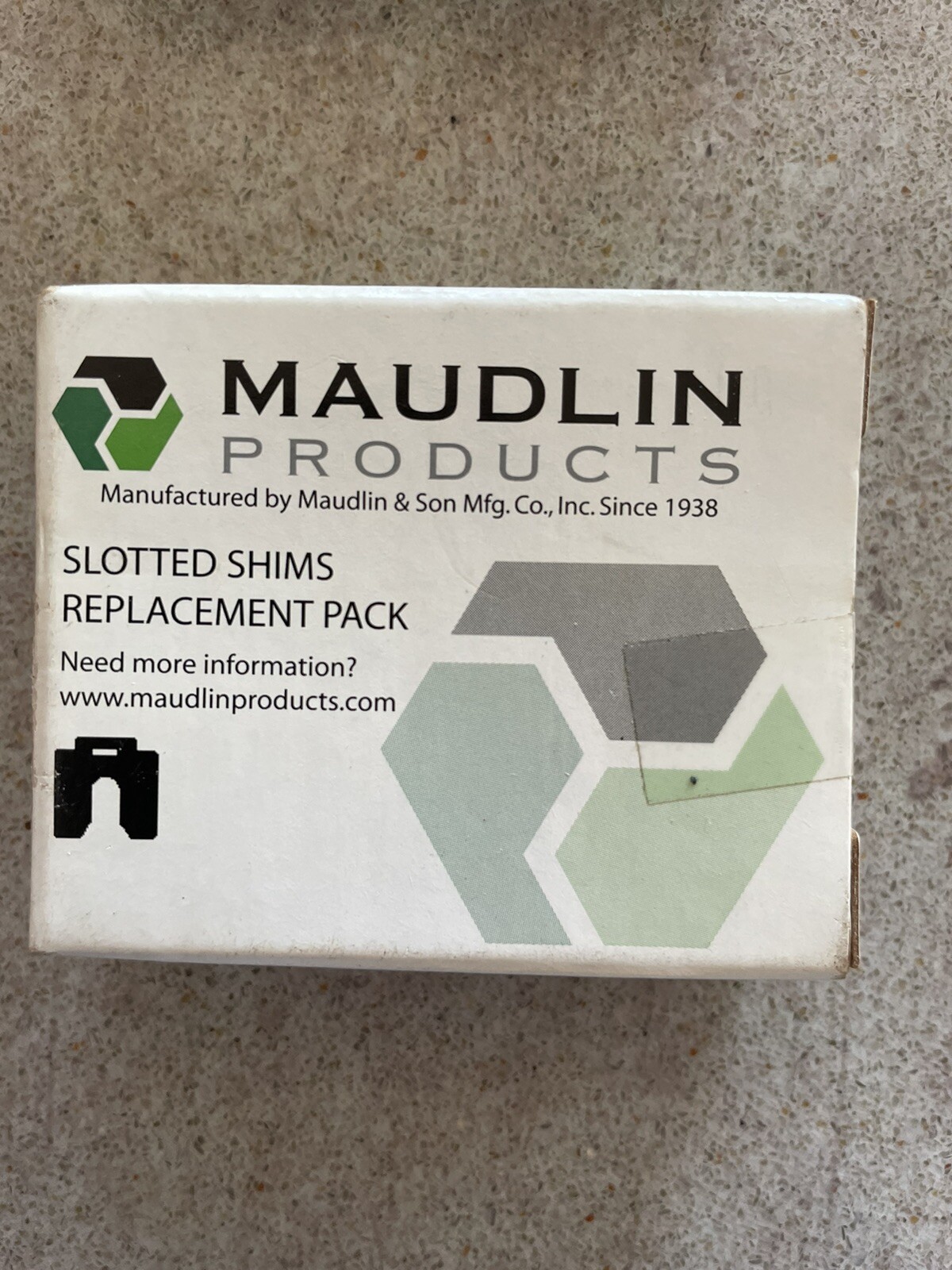 2- Maudlin Products Msa100-5 Slotted Shim A-2 X 2″ X 0.100″, Pk in a pack