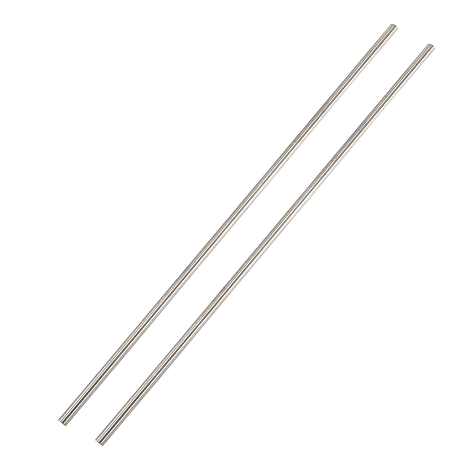 2Pc Metal Working Stainless Steel Round Tubes 170x3mm 0.5mm Wall Thick