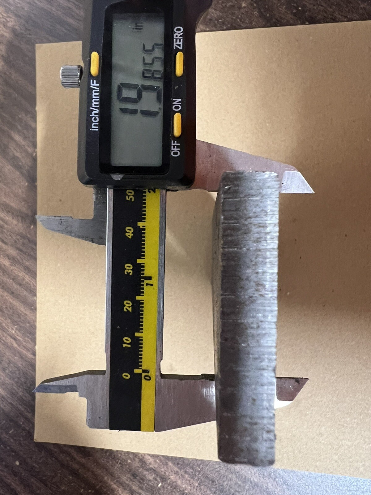 Single Piece A36 Hot Roll Steel Flat Stock 3/8” x ~2” x ~7 7/8”