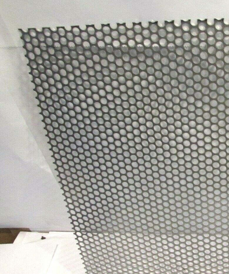 1/4″ HOLES–20 GA. 304 STAINLESS STEEL PERFORATED SHEET 6″ X 23-1/2″