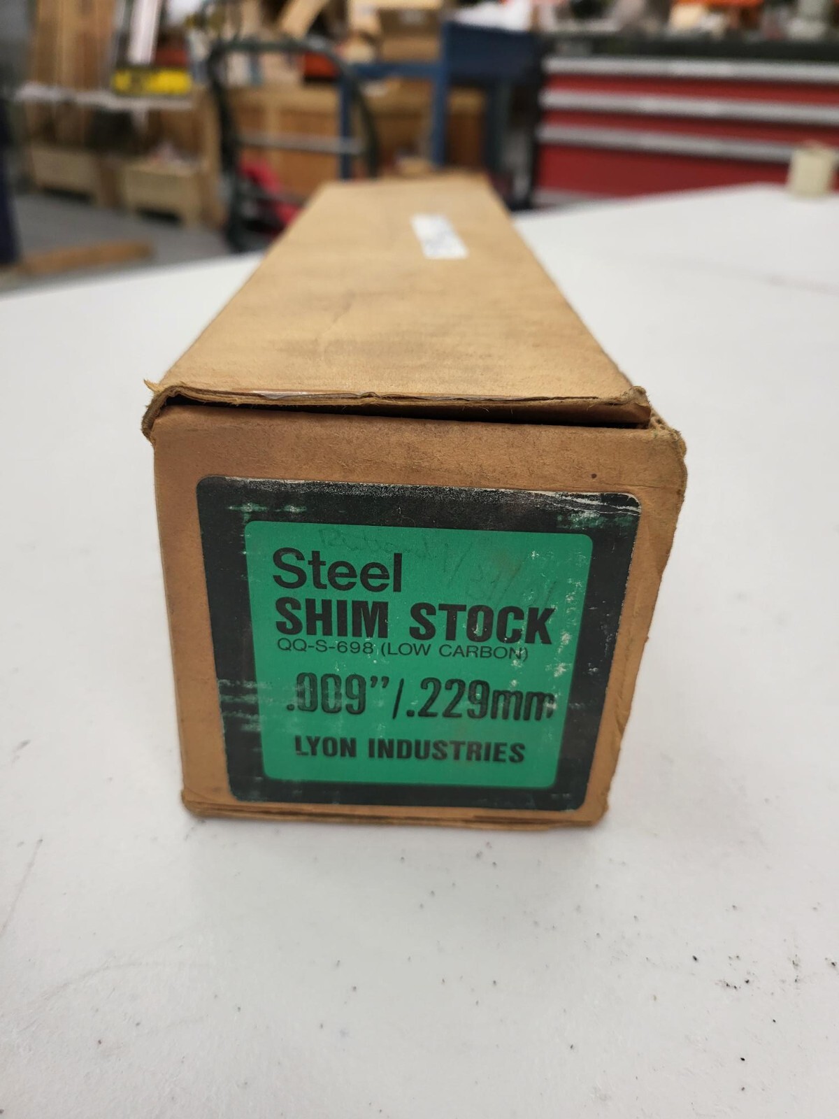 Lyon Industries Brand Steel Shim | .009 | 12″x120″ .229mm | New – Free Shipping