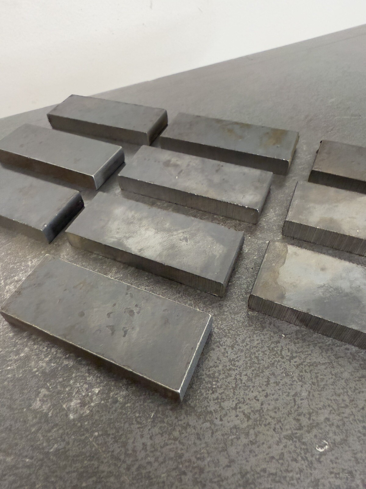 3/8″ Steel Plate 1″ x 2-3/4″ Flat Bar A36, 10 PIECES
