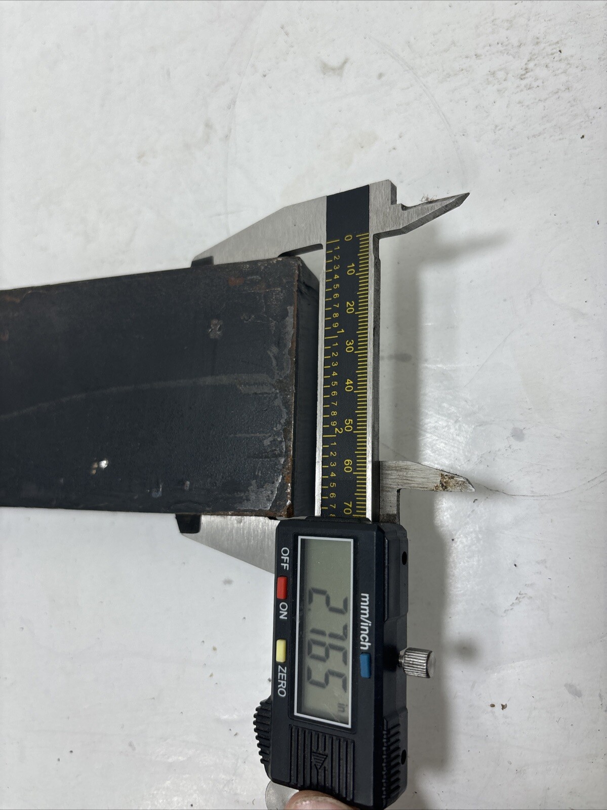 1″ x 2-3/4” Steel Flat Bar x 31-1/4”Long
