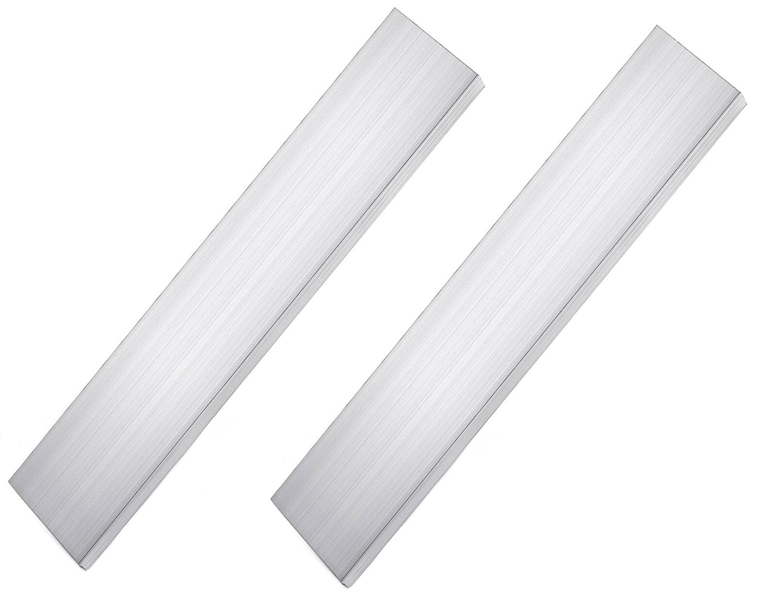 6061 Aluminum Flat Bar 1/8″ x 1/2″ x 12″ Length Solid Stock, 2 Pack