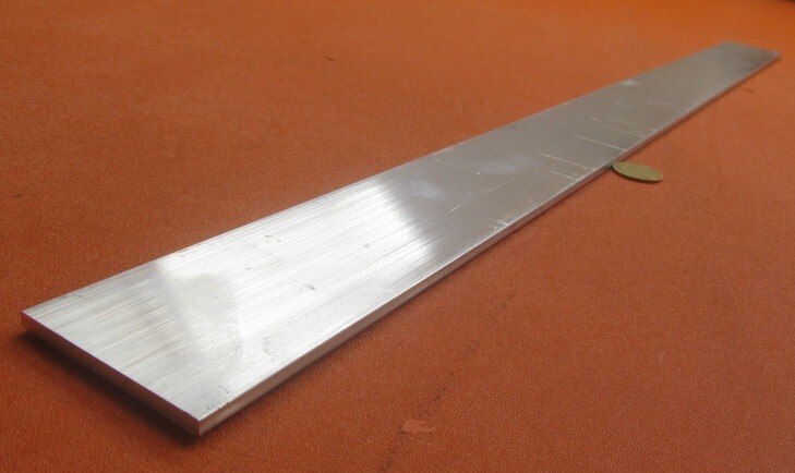 6061 T6511 Aluminum Bar, 3/16″ (.187″) Thick x 2 1/2″ Wide x 36″ Length