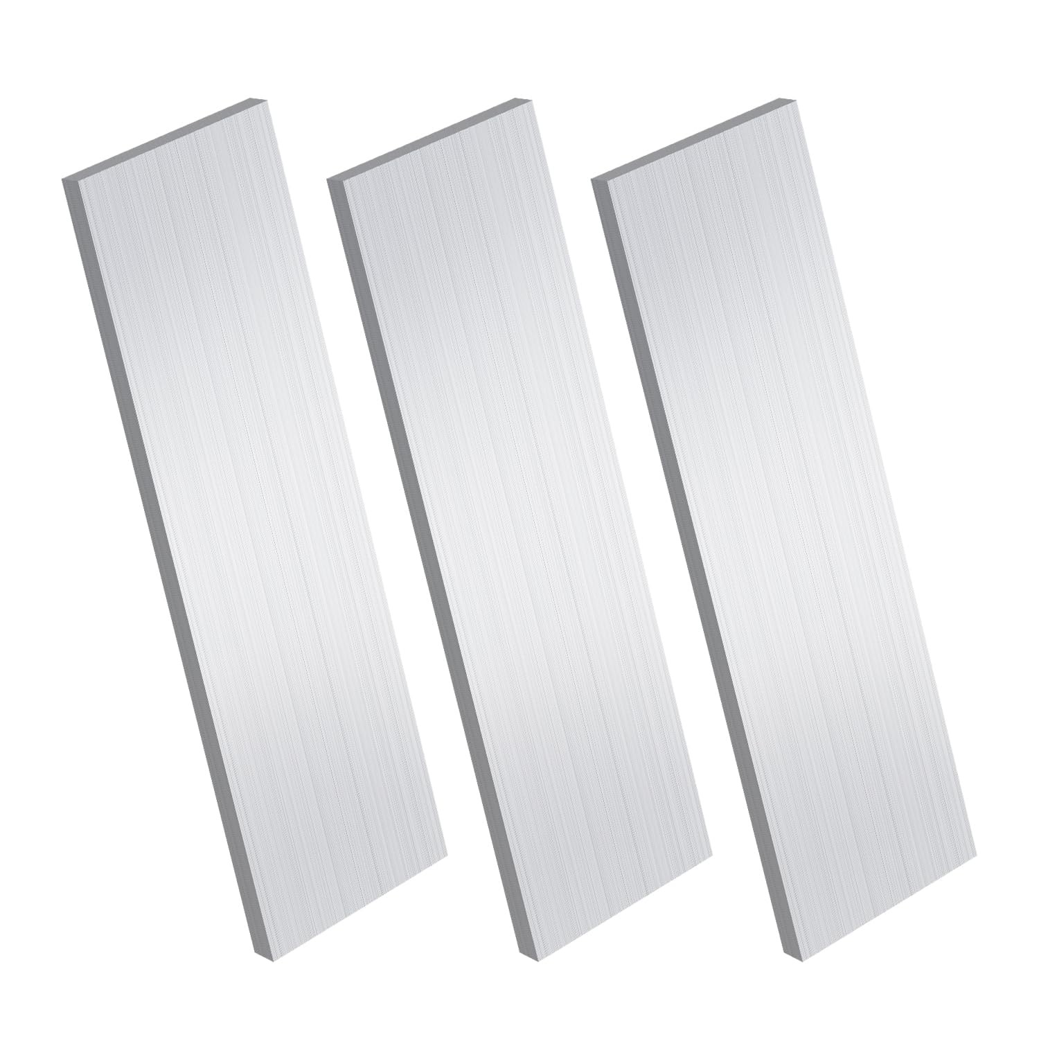 3 PCS 6061 Aluminum Flat Bar 5/16x2x12 Inch Stock Strips Fabrication Metal
