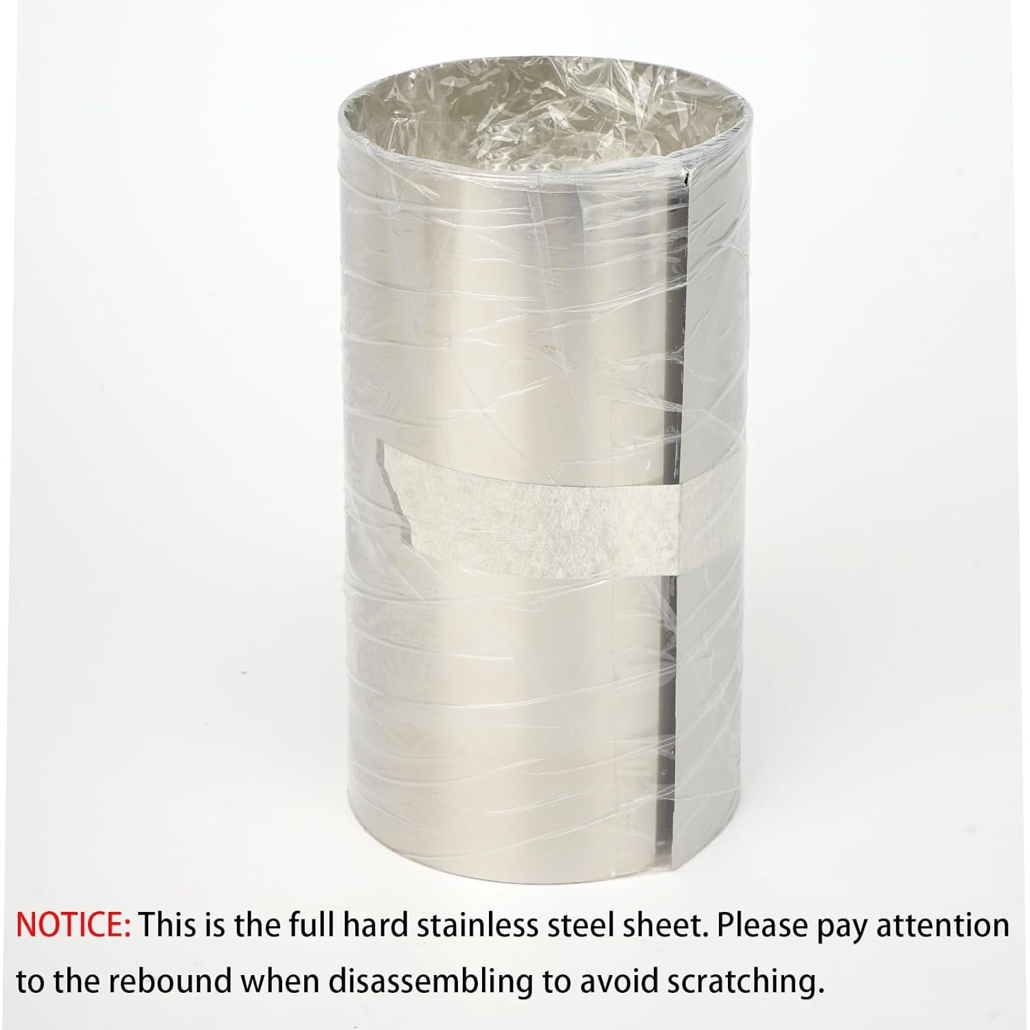 304 Stainless Steel Foil Roll, 6″ x 10Ft Stainless Steel Sheet, Full…