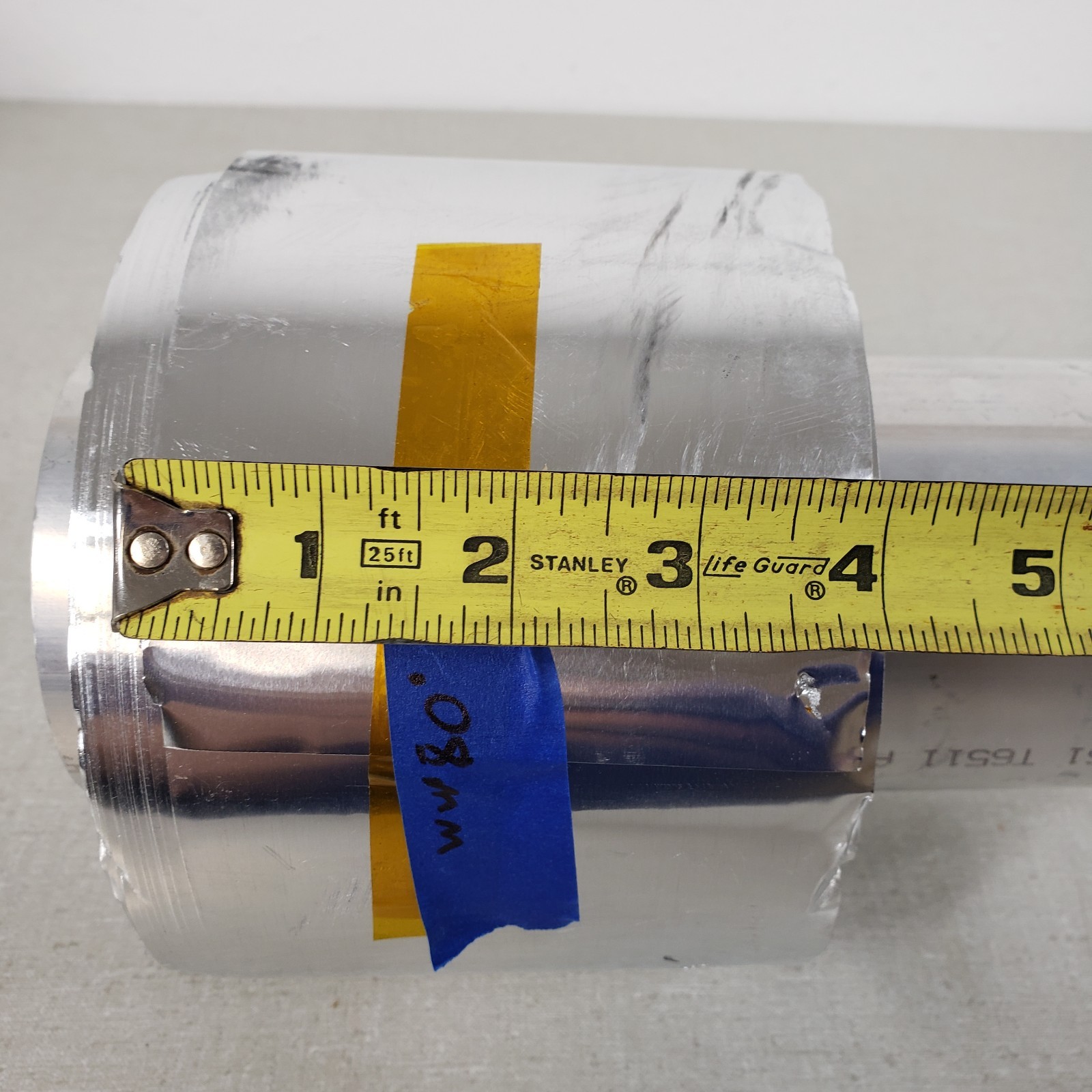 Steel Shim Stock Roll 4″ x 600′ 0.08mm Thick