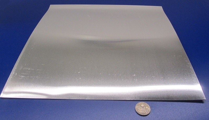 1100 Aluminum Sheet Softened (O) .040″ Thick x 12.0″ Wide x 12.0″ Long