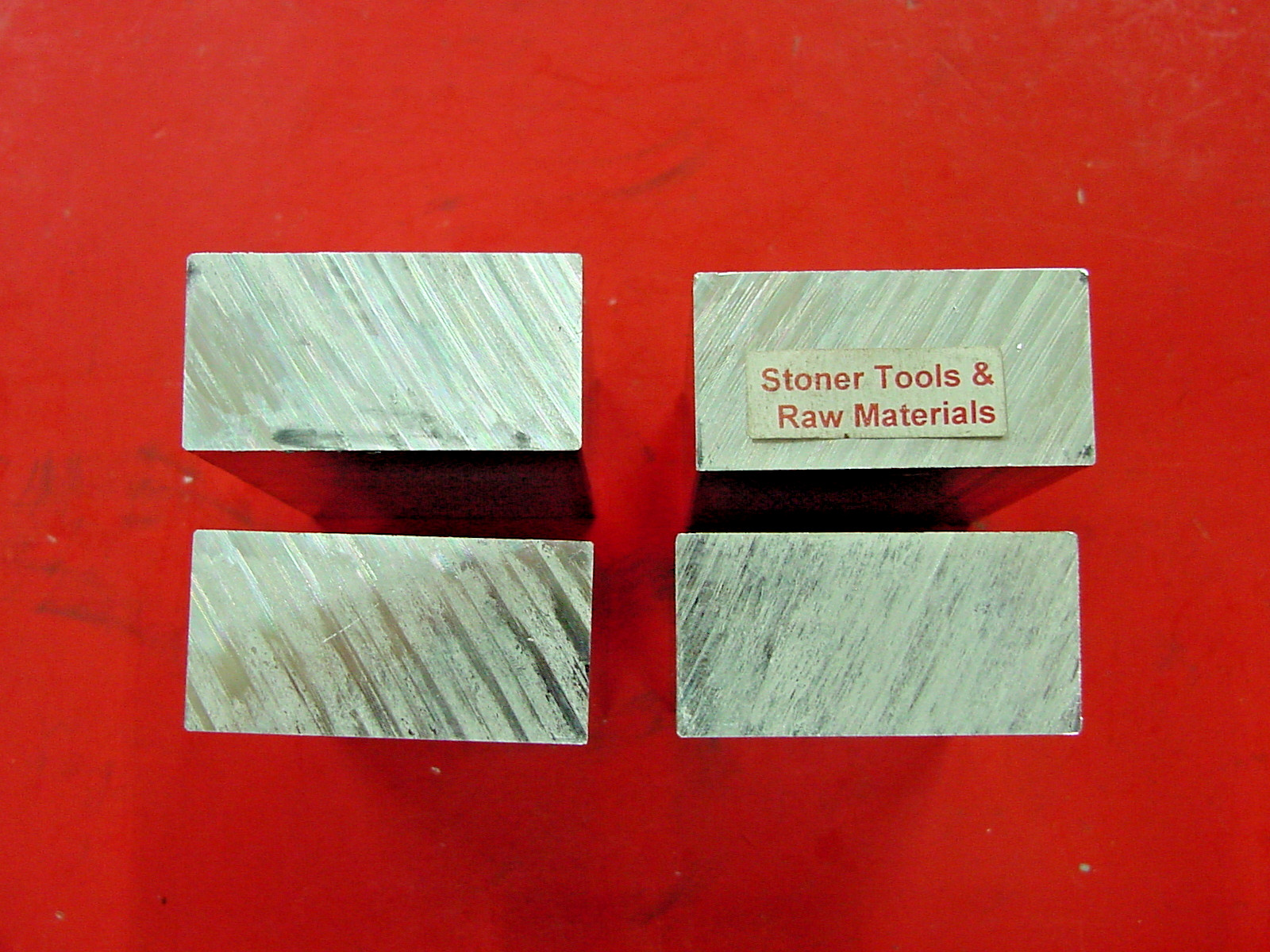 4 pieces 1″ X 2″ ALUMINUM 6061 FLAT BAR 2″ long Solid T6511 Extruded Mill Stock