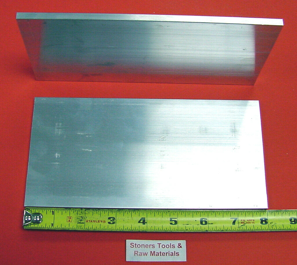 2 Pieces 1/4″ X 4″ ALUMINUM 6061 REC BAR 8″ long Extruded Mill Bar Stock New