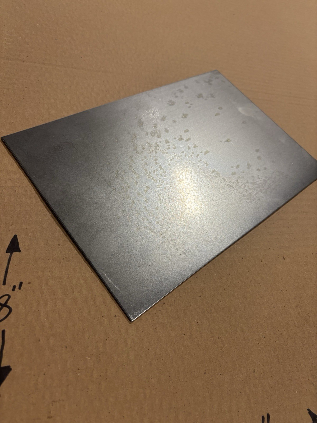 13 Gauge (0.090” Thick) Cold Rolled Steel Sheet Metal – 8” X 12” – New
