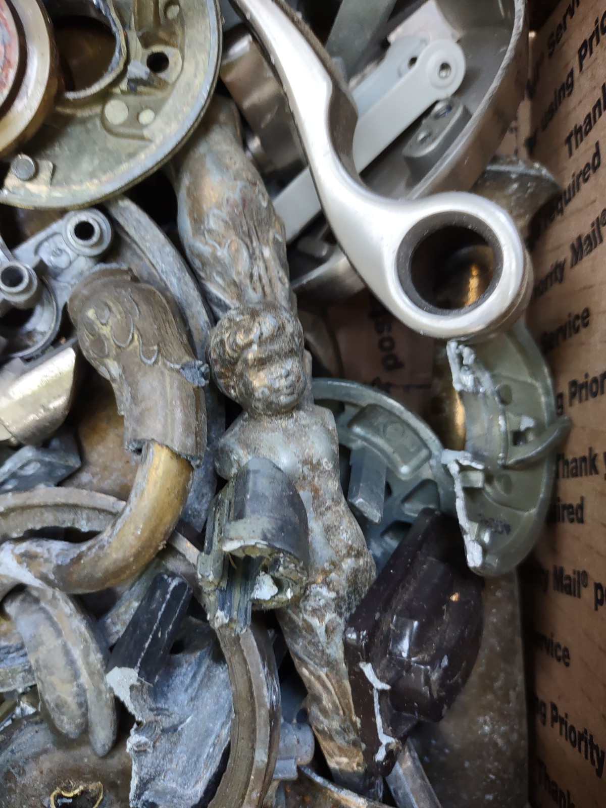 19 Pound Box Scrap Zinc Metal – For Melting and Casting-Resource Recovery.
