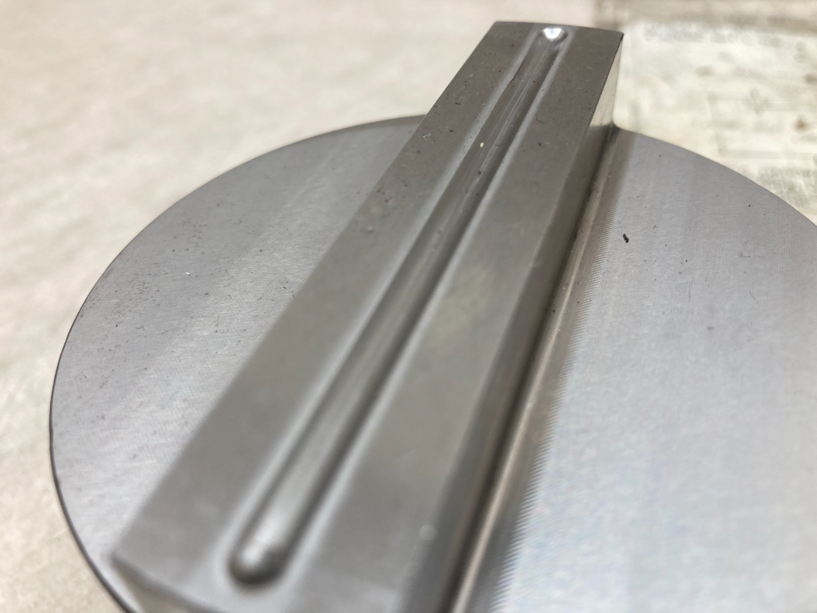 Wilson Tool 1.25 THK Emboss RD Make Die Base-Rework Punch & Die Cap W/ Sample
