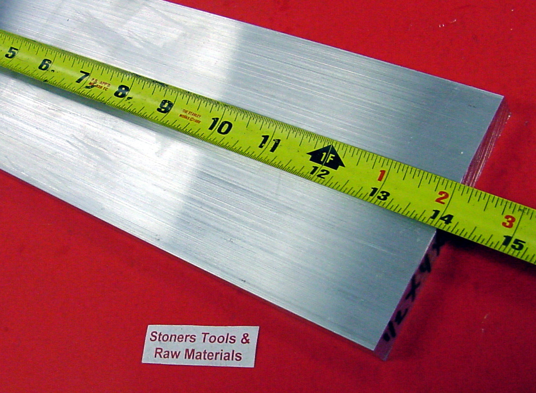 2 Pieces 1/2″ X 4″ ALUMINUM 6061 SOLID FLAT BAR 14″ long Extruded Mill Bar Stock