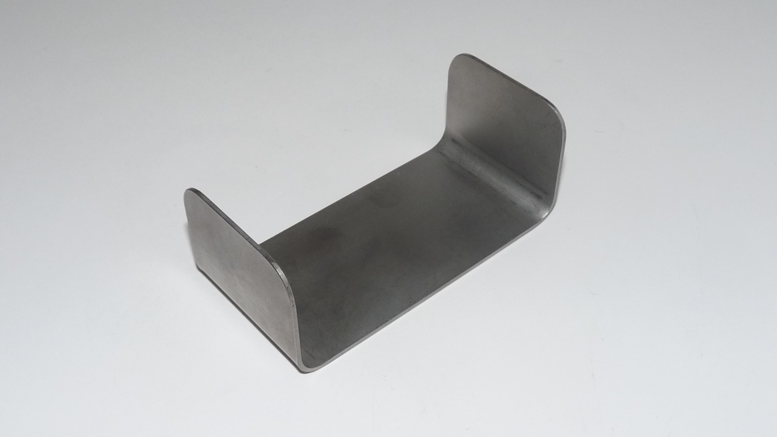 Titanium 6AL-4V 14 ga Bracket Ti6-4 Grade 5 Jewelry Making .064 x 185mm x 52mm